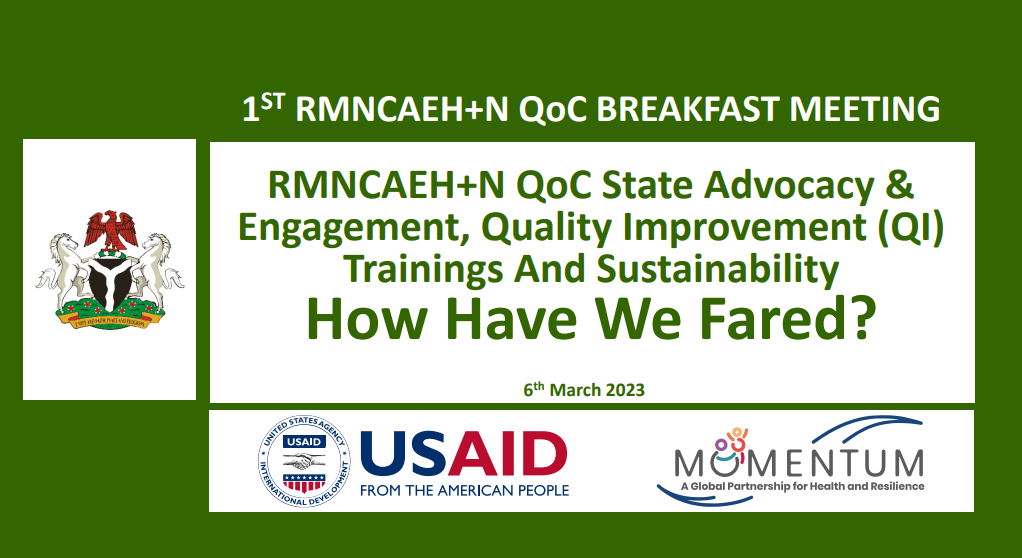 RMNCAEH+N QOC Breakfast meeting