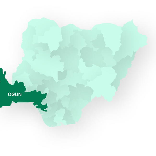 OGUN map